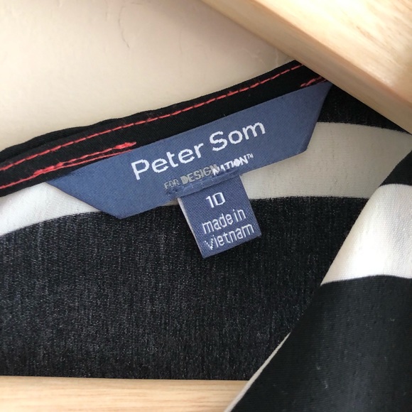 Peter Som for Design Nation Chic Sleeveless Stripe Romper One Piece Jumpsuit 10 - Picture 6 of 8